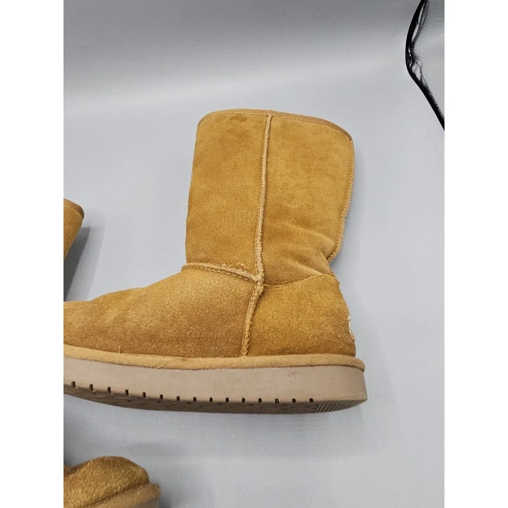 Koolaburra by UGG Victoria Tall Boots‎ Womens US 4 Chestnut Suede Pull On